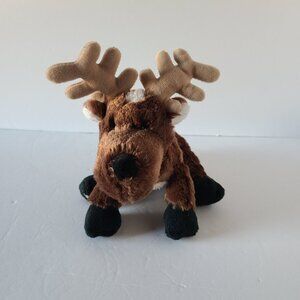 GANZ WEBKINZ BROWN REINDEER PLUSH TOY -8.5'' (RETIRED) NO CODE
